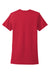 Next Level NL3900/N3900/3900 Womens Boyfriend Fine Jersey Short Sleeve Crewneck T-Shirt Red Flat Back