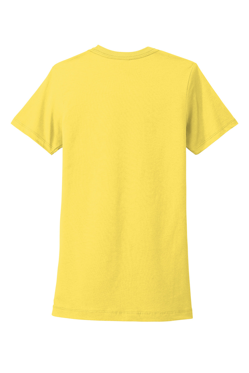 Next Level NL3900/N3900/3900 Womens Boyfriend Fine Jersey Short Sleeve Crewneck T-Shirt Vibrant Yellow Flat Back