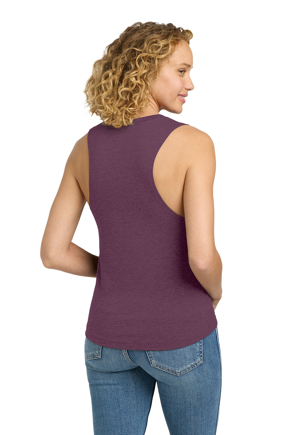 Next Level NL5013/N5013/5013 Womens Festival Muscle Tank Top Shiraz Model Back