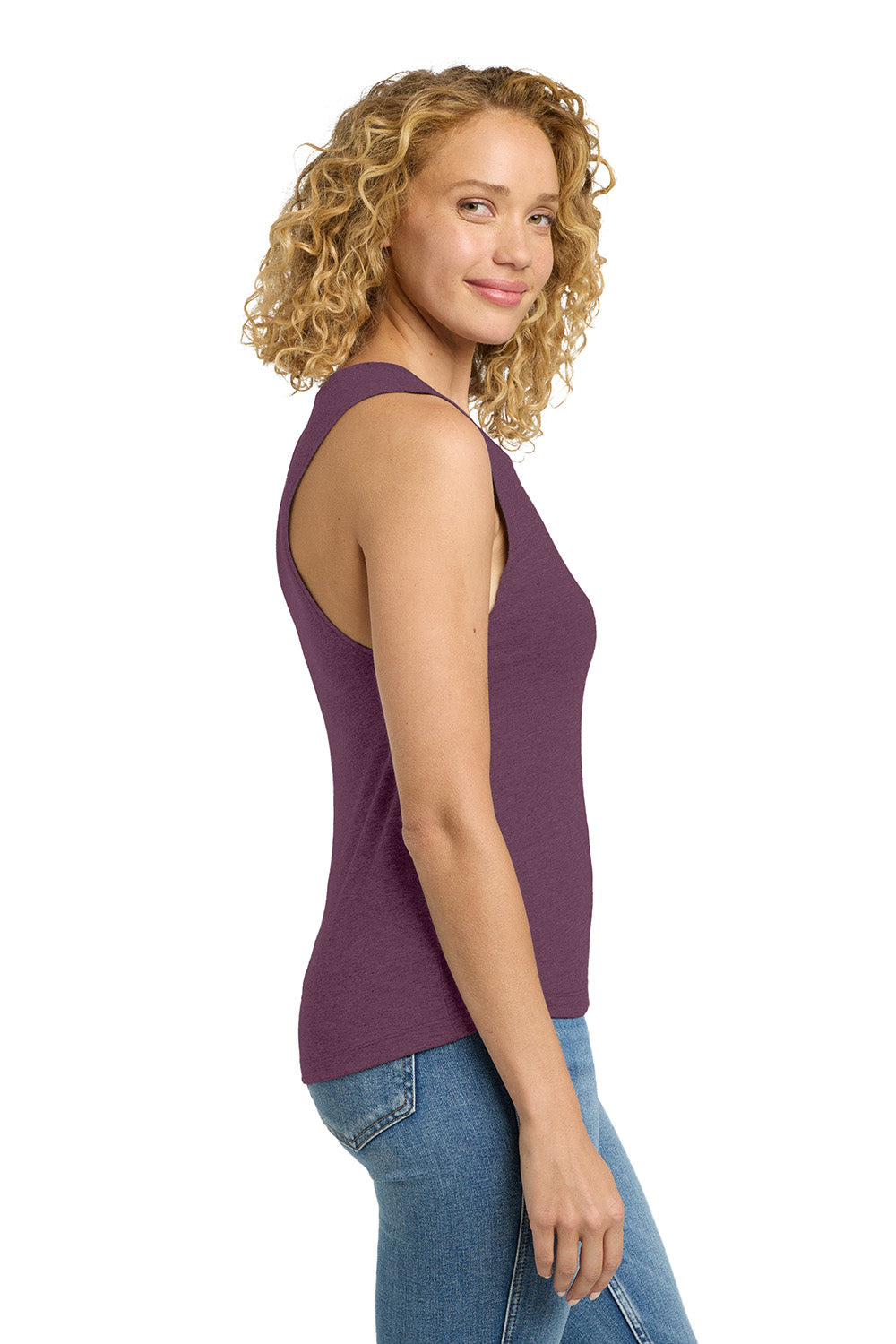 Next Level NL5013/N5013/5013 Womens Festival Muscle Tank Top Shiraz Model Side