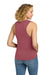 Next Level NL5013/N5013/5013 Womens Festival Muscle Tank Top Smoked Paprika Red Model Back