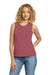 Next Level NL5013/N5013/5013 Womens Festival Muscle Tank Top Smoked Paprika Red Model Front