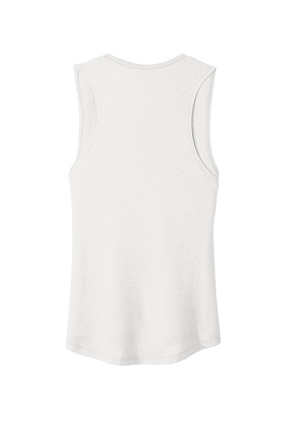 Next Level NL5013/N5013/5013 Womens Festival Muscle Tank Top White Flat Back