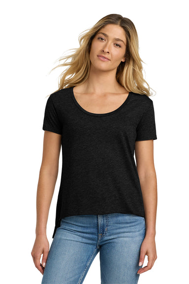 Next Level NL5030/5030 Womens Festival Short Sleeve Crewneck T-Shirt Black Model Front