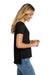 Next Level NL5030/5030 Womens Festival Short Sleeve Crewneck T-Shirt Black Model Side