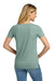 Next Level NL5030/5030 Womens Festival Short Sleeve Crewneck T-Shirt Stonewashed Green Model Back