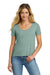 Next Level NL5030/5030 Womens Festival Short Sleeve Crewneck T-Shirt Stonewashed Green Model Front