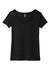 Next Level NL5030/5030 Womens Festival Short Sleeve Crewneck T-Shirt Black Flat Front