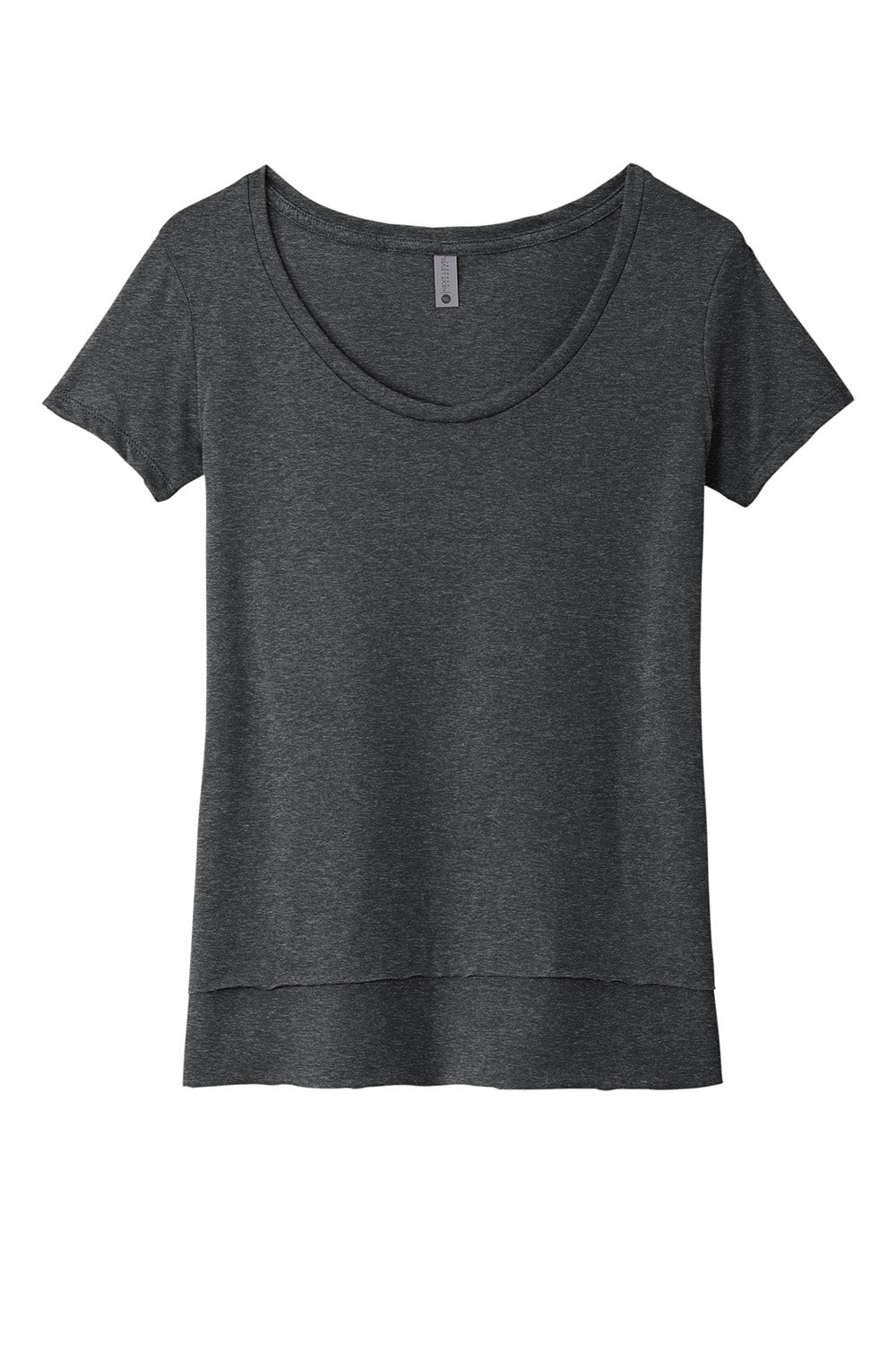 Next Level NL5030/5030 Womens Festival Short Sleeve Crewneck T-Shirt Charcoal Grey Flat Front