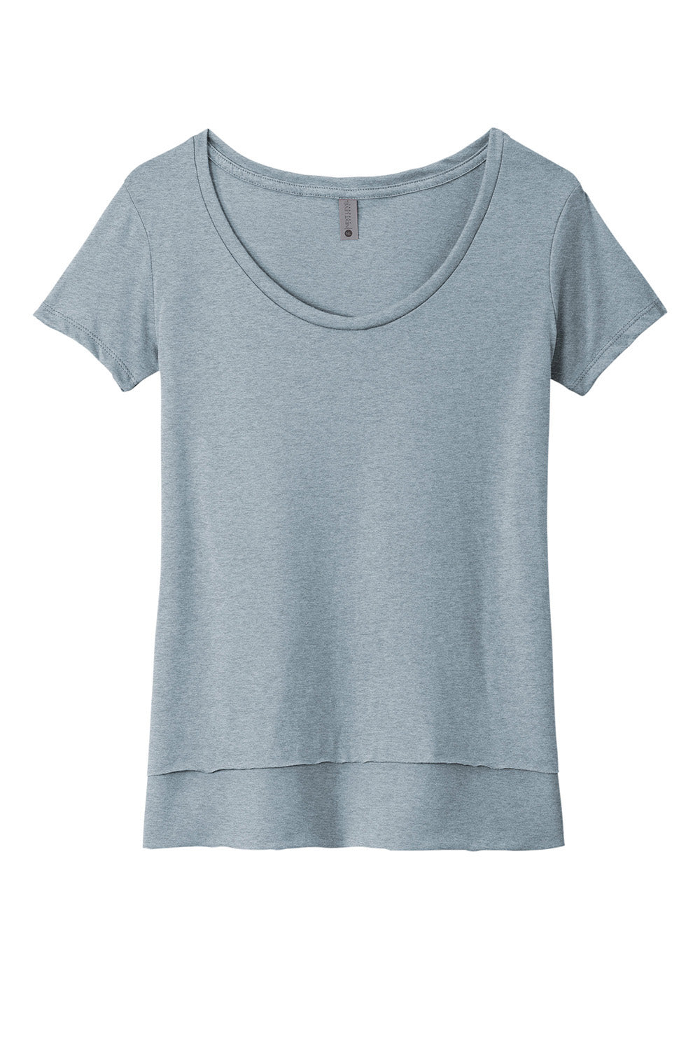 Next Level NL5030/5030 Womens Festival Short Sleeve Crewneck T-Shirt Stonewashed Blue Flat Front