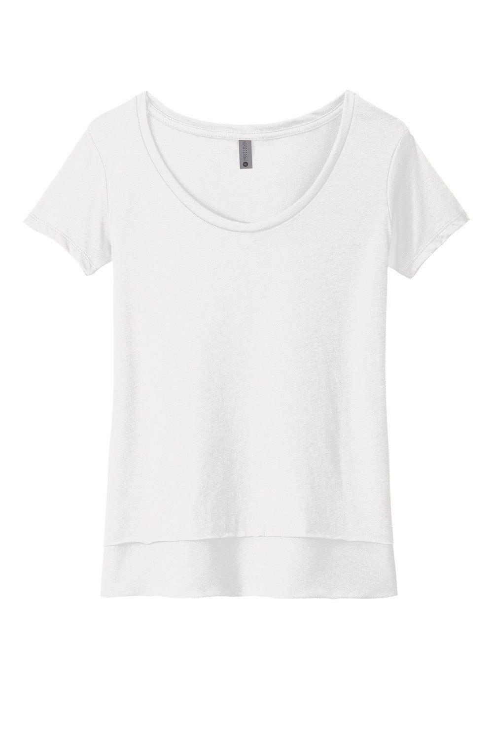 Next Level NL5030/5030 Womens Festival Short Sleeve Crewneck T-Shirt White Flat Front