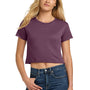 Next Level Womens Festival Cali Crop Short Sleeve Crewneck T-Shirt - Shiraz