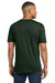 Next Level NL6010/6010 Mens Jersey Short Sleeve Crewneck T-Shirt Black Forest Green Model Back