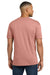 Next Level NL6010/6010 Mens Jersey Short Sleeve Crewneck T-Shirt Desert Pink Model Back