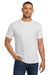 Next Level NL6010/6010 Mens Jersey Short Sleeve Crewneck T-Shirt Heather White Model Front