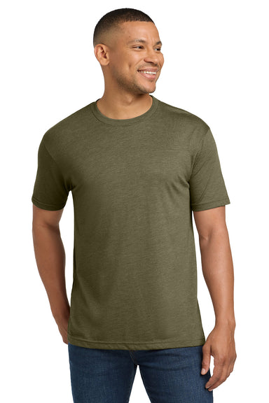 Next Level NL6010/6010 Mens Jersey Short Sleeve Crewneck T-Shirt Military Green Model Front