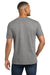 Next Level NL6010/6010 Mens Jersey Short Sleeve Crewneck T-Shirt Heather Grey Model Back