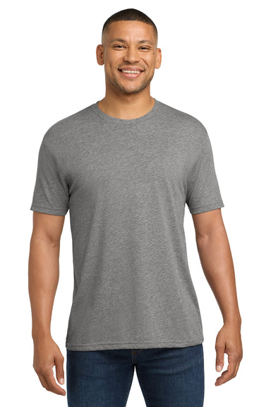 Next Level NL6010/6010 Mens Jersey Short Sleeve Crewneck T-Shirt Heather Grey Model Front