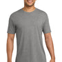 Next Level Mens Jersey Short Sleeve Crewneck T-Shirt - Heather Grey