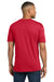 Next Level NL6010/6010 Mens Jersey Short Sleeve Crewneck T-Shirt Red Model Back