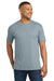 Next Level NL6010/6010 Mens Jersey Short Sleeve Crewneck T-Shirt Stonewash Denim Blue Model Front