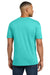 Next Level NL6010/6010 Mens Jersey Short Sleeve Crewneck T-Shirt Tahiti Blue Model Back