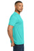 Next Level NL6010/6010 Mens Jersey Short Sleeve Crewneck T-Shirt Tahiti Blue Model Side