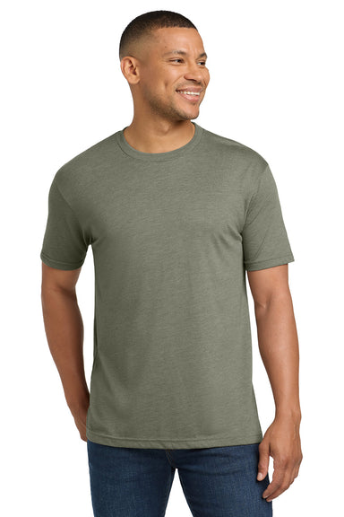 Next Level NL6010/6010 Mens Jersey Short Sleeve Crewneck T-Shirt Venetian Grey Model Front