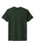 Next Level NL6010/6010 Mens Jersey Short Sleeve Crewneck T-Shirt Black Forest Green Flat Back