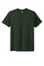 Next Level NL6010/6010 Mens Jersey Short Sleeve Crewneck T-Shirt Black Forest Green Flat Front