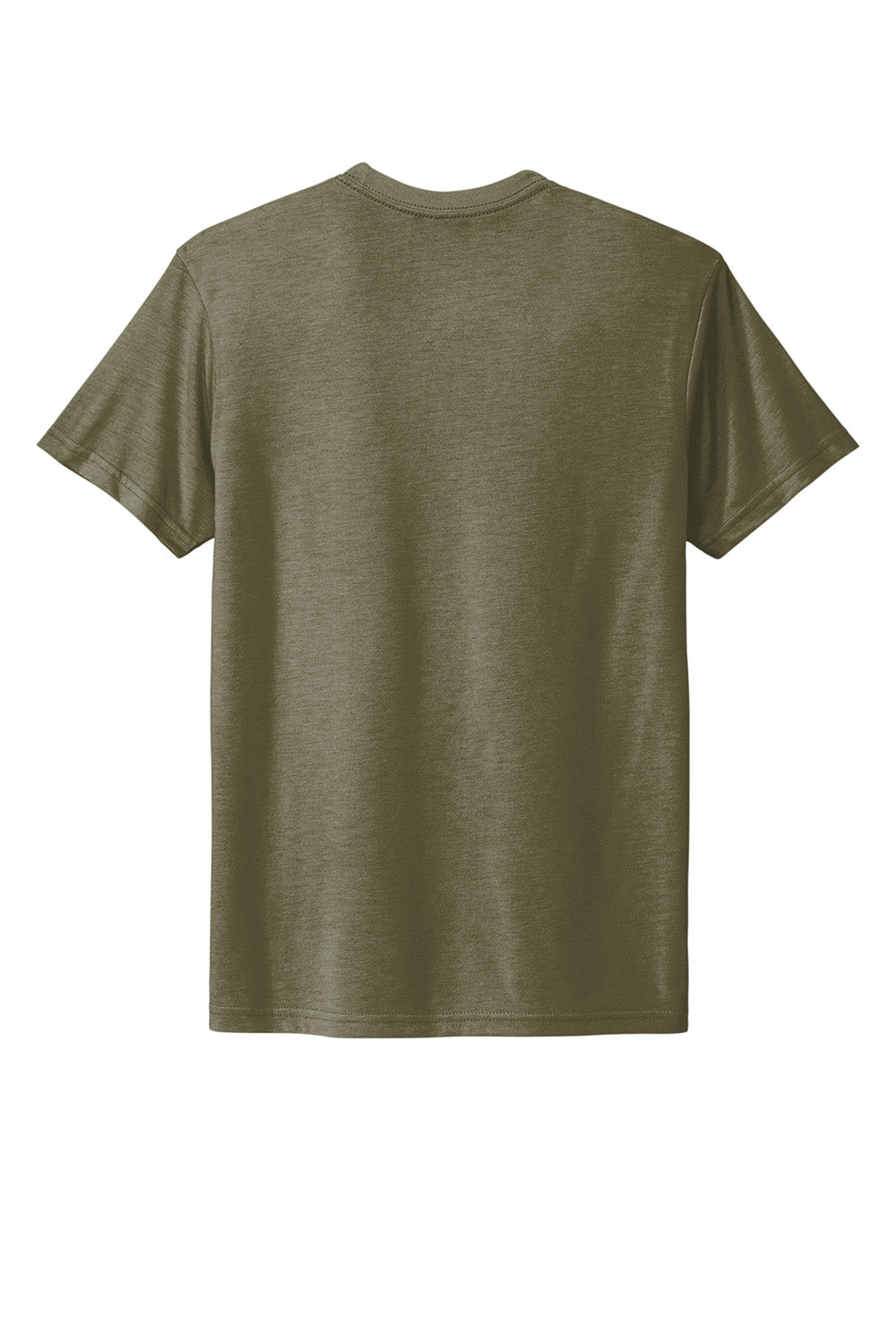 Next Level NL6010/6010 Mens Jersey Short Sleeve Crewneck T-Shirt Military Green Flat Back