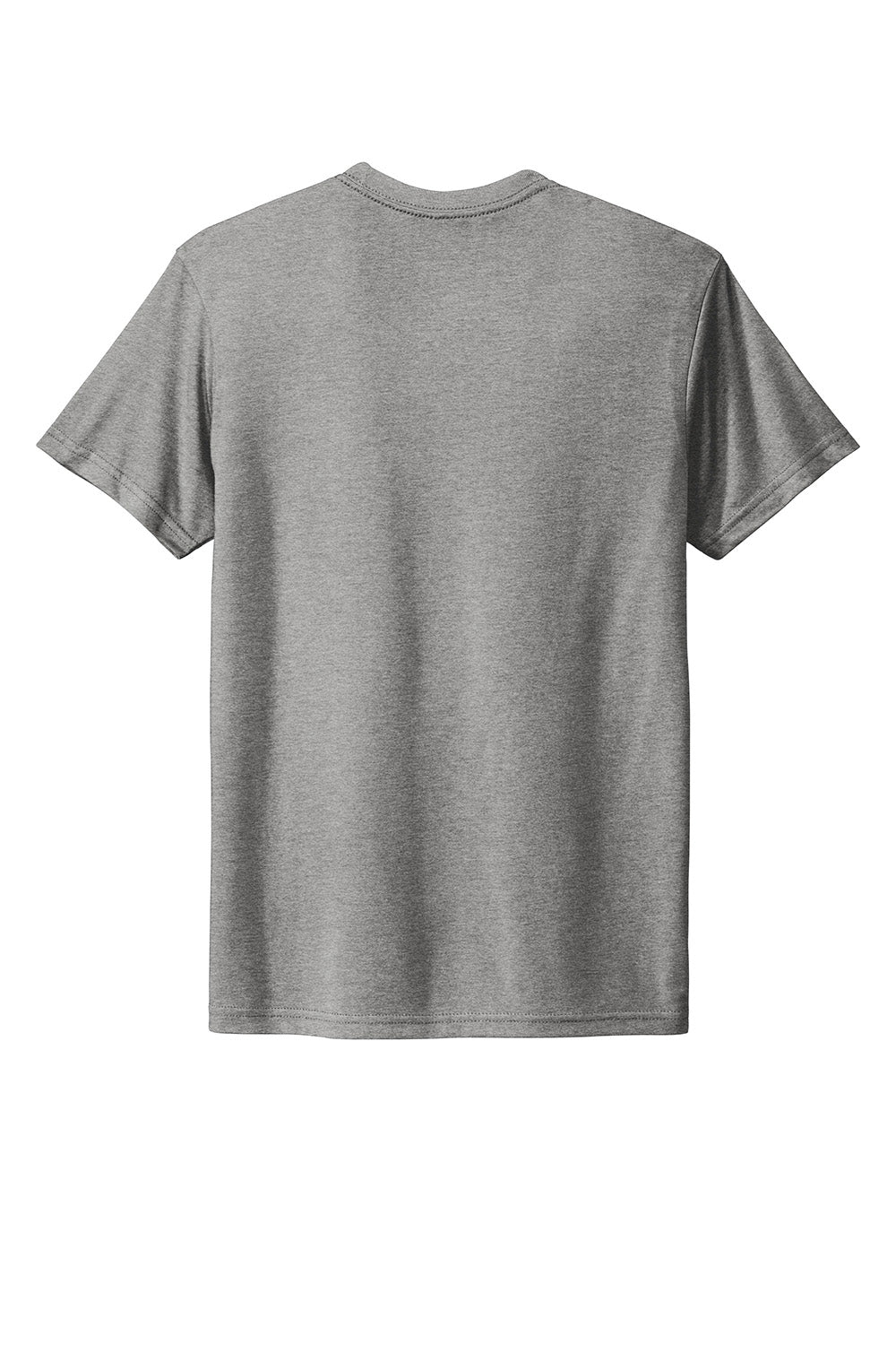 Next Level NL6010/6010 Mens Jersey Short Sleeve Crewneck T-Shirt Heather Grey Flat Back