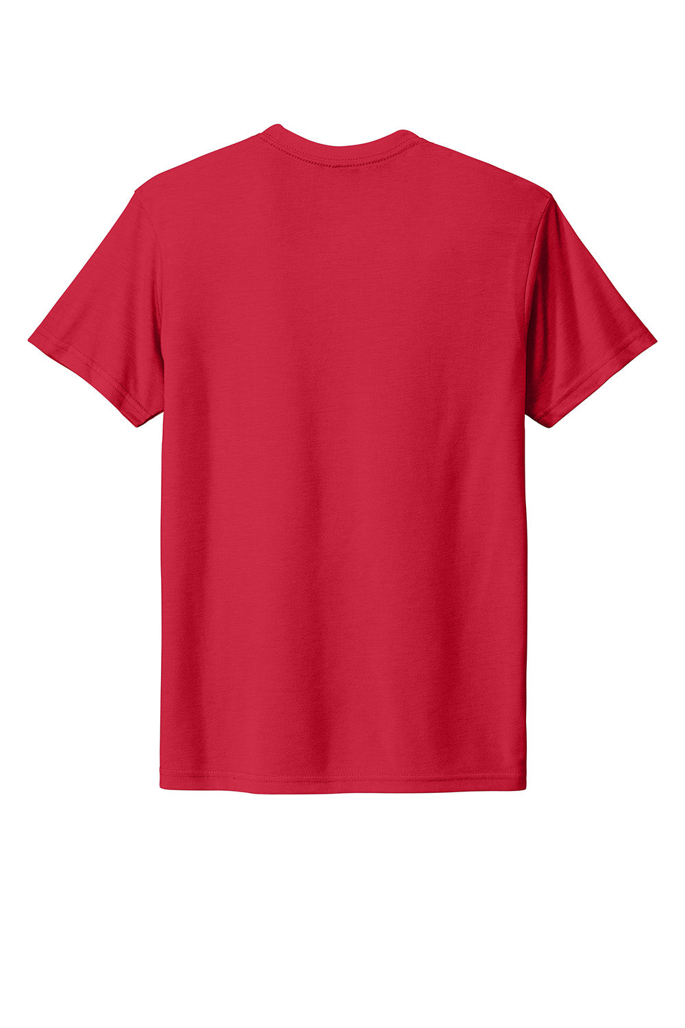 Next Level NL6010/6010 Mens Jersey Short Sleeve Crewneck T-Shirt Red Flat Back