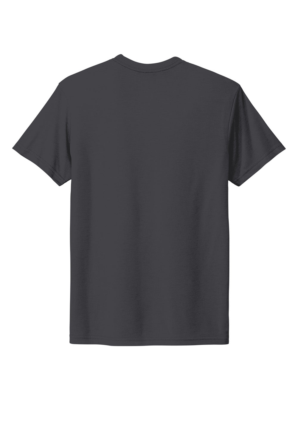 Next Level NL6010/6010 Mens Jersey Short Sleeve Crewneck T-Shirt Graphite Grey Flat Back