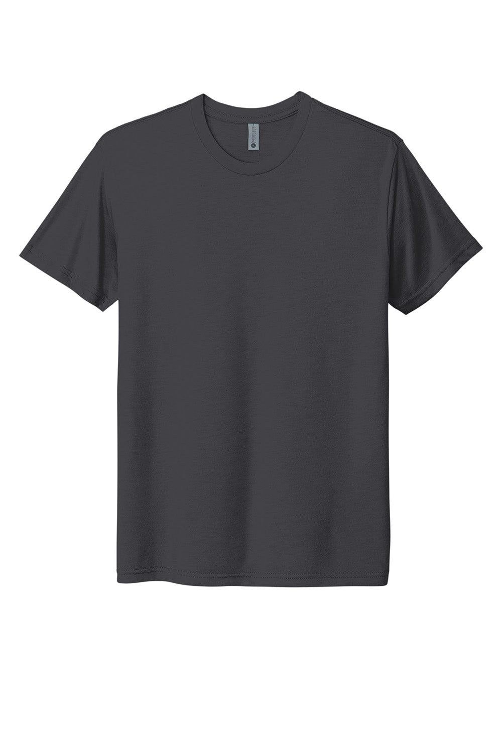 Next Level NL6010/6010 Mens Jersey Short Sleeve Crewneck T-Shirt Graphite Grey Flat Front