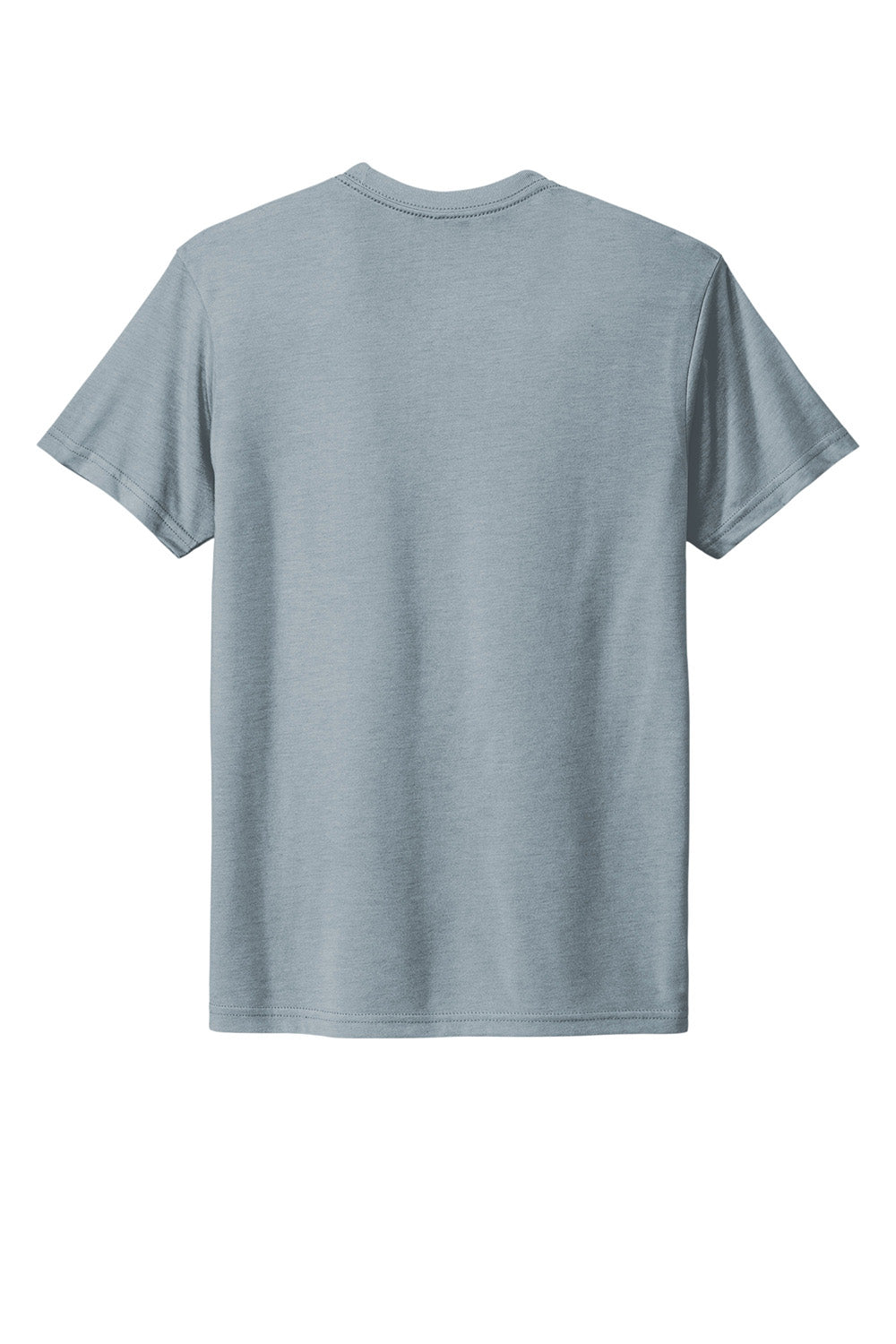 Next Level NL6010/6010 Mens Jersey Short Sleeve Crewneck T-Shirt Stonewash Denim Blue Flat Back