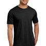 Next Level Mens Jersey Short Sleeve Crewneck T-Shirt - Black