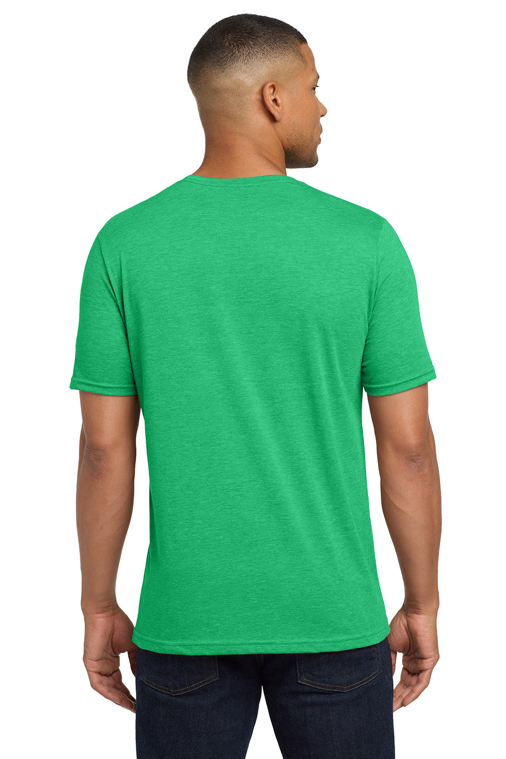 Next Level NL6200/6200 Mens Jersey Short Sleeve Crewneck T-Shirt Envy Green Model Back