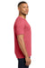 Next Level NL6200/6200 Mens Jersey Short Sleeve Crewneck T-Shirt Red Model Side