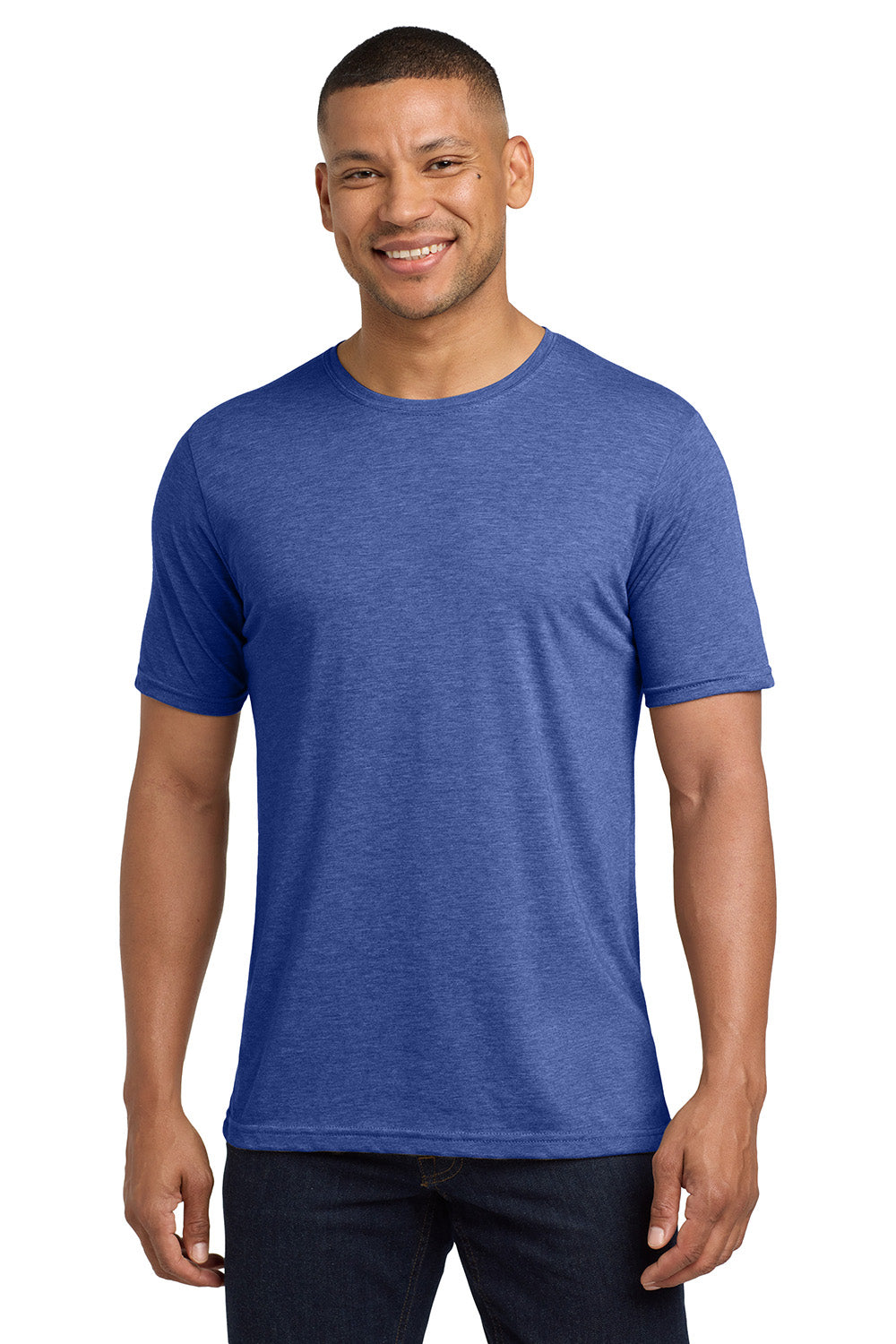 Next Level NL6200/6200 Mens Jersey Short Sleeve Crewneck T-Shirt Royal Blue Model Front