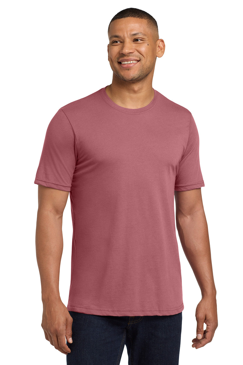 Next Level NL6200/6200 Mens Jersey Short Sleeve Crewneck T-Shirt Smoked Paprika Red Model Front