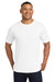 Next Level NL6200/6200 Mens Jersey Short Sleeve Crewneck T-Shirt White Model Front