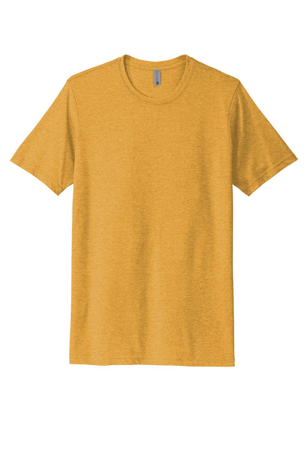 Next Level NL6200/6200 Mens Jersey Short Sleeve Crewneck T-Shirt Antique Gold Flat Front