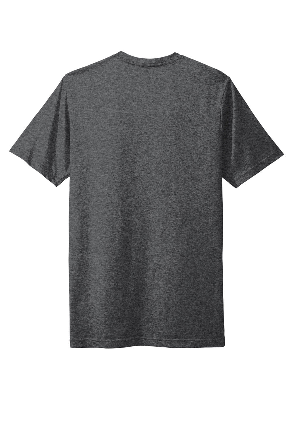 Next Level NL6200/6200 Mens Jersey Short Sleeve Crewneck T-Shirt Charcoal Grey Flat Back