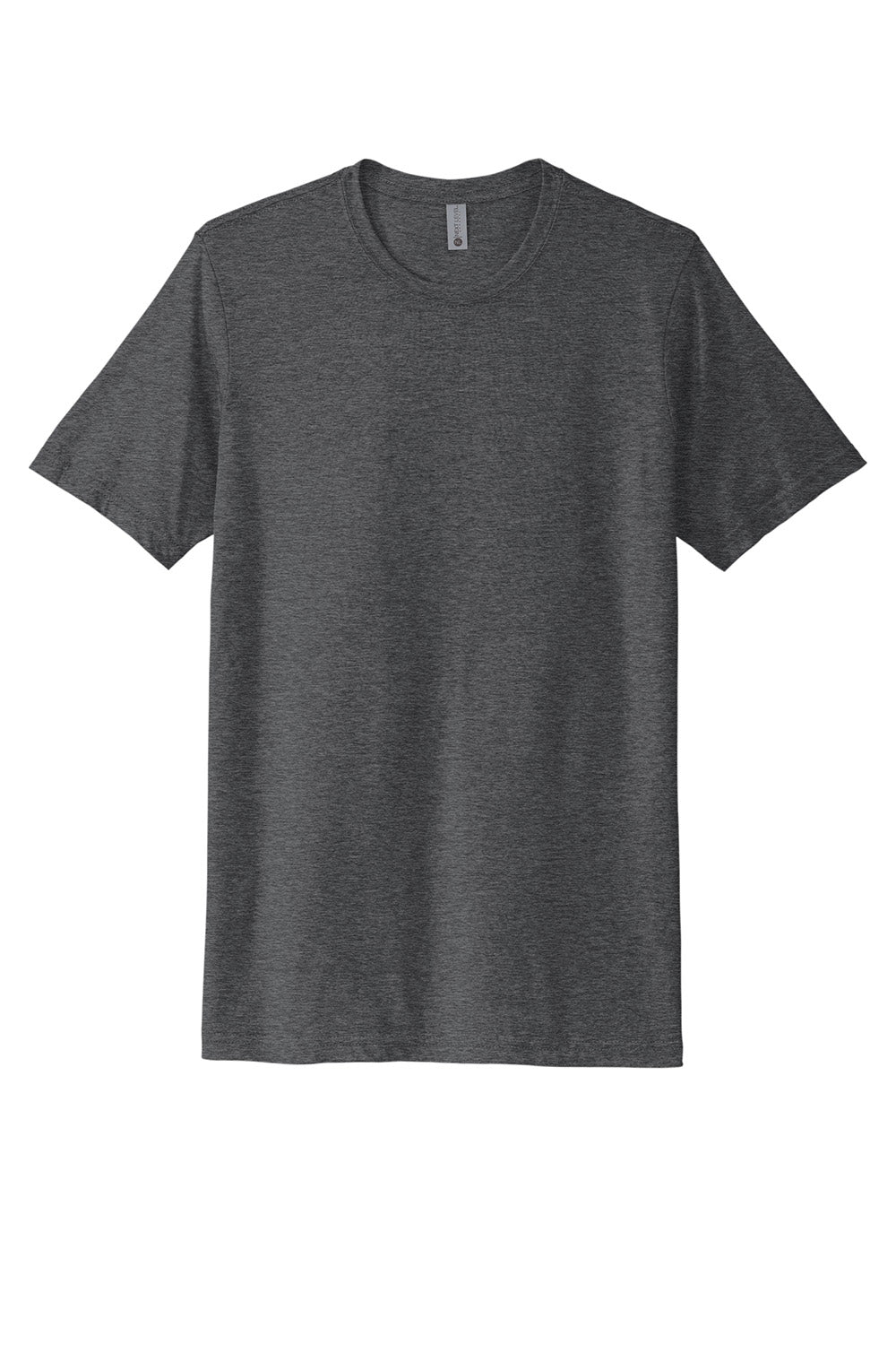 Next Level NL6200/6200 Mens Jersey Short Sleeve Crewneck T-Shirt Charcoal Grey Flat Front