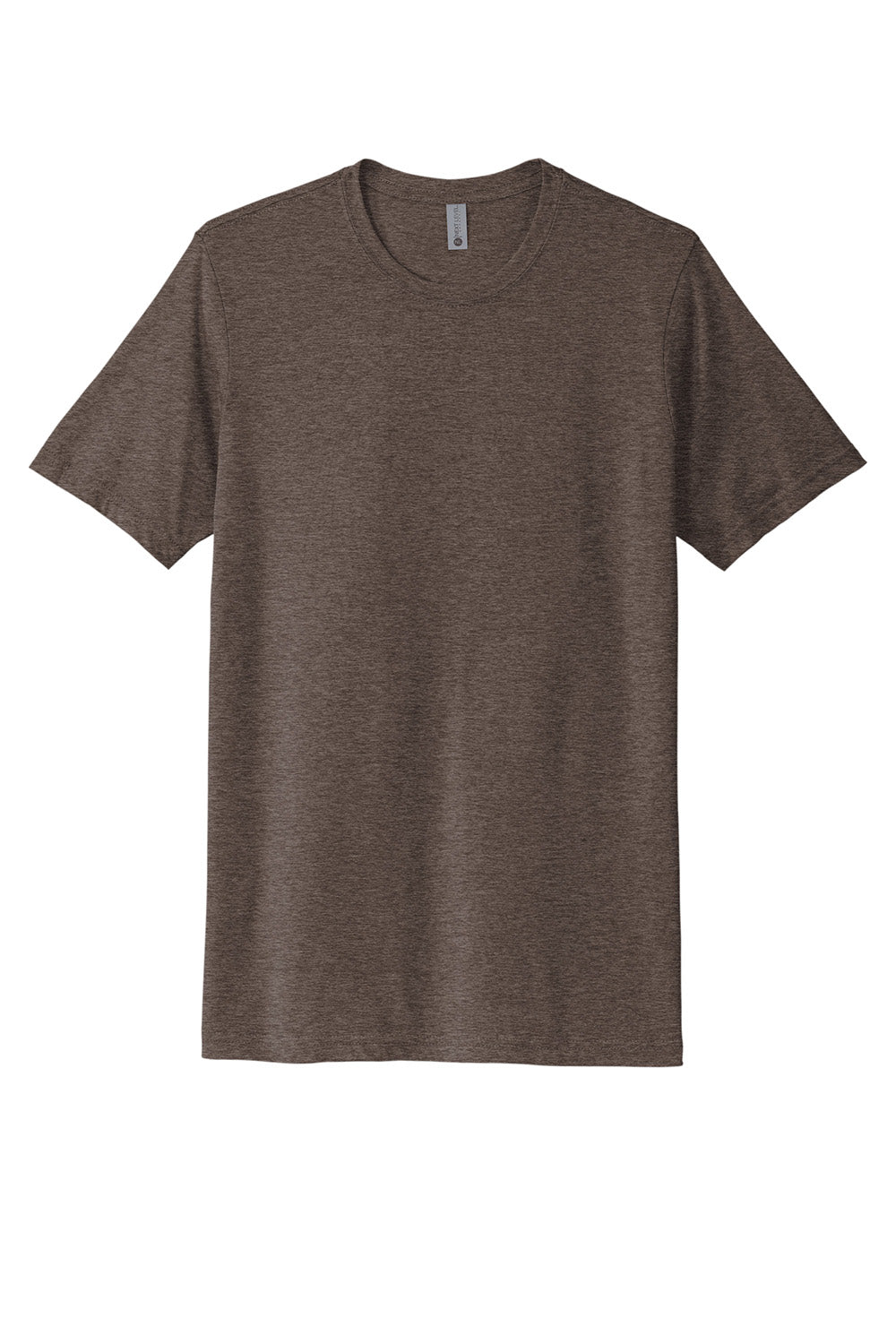 Next Level NL6200/6200 Mens Jersey Short Sleeve Crewneck T-Shirt Espresso Brown Flat Front