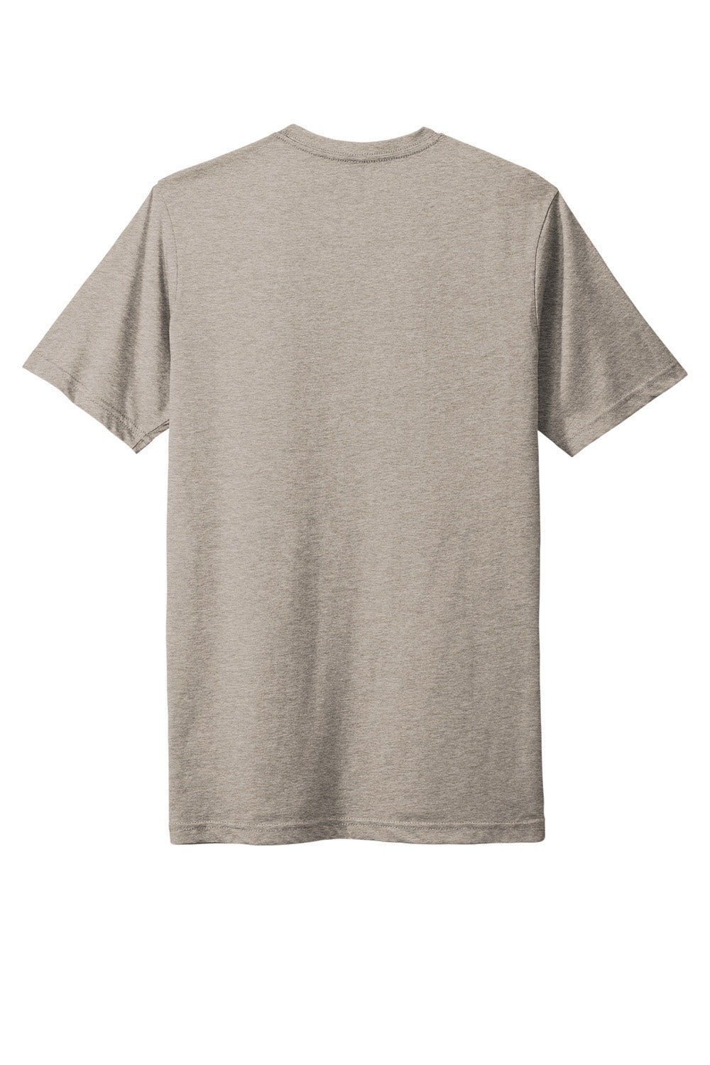 Next Level NL6200/6200 Mens Jersey Short Sleeve Crewneck T-Shirt Silver Grey Flat Back