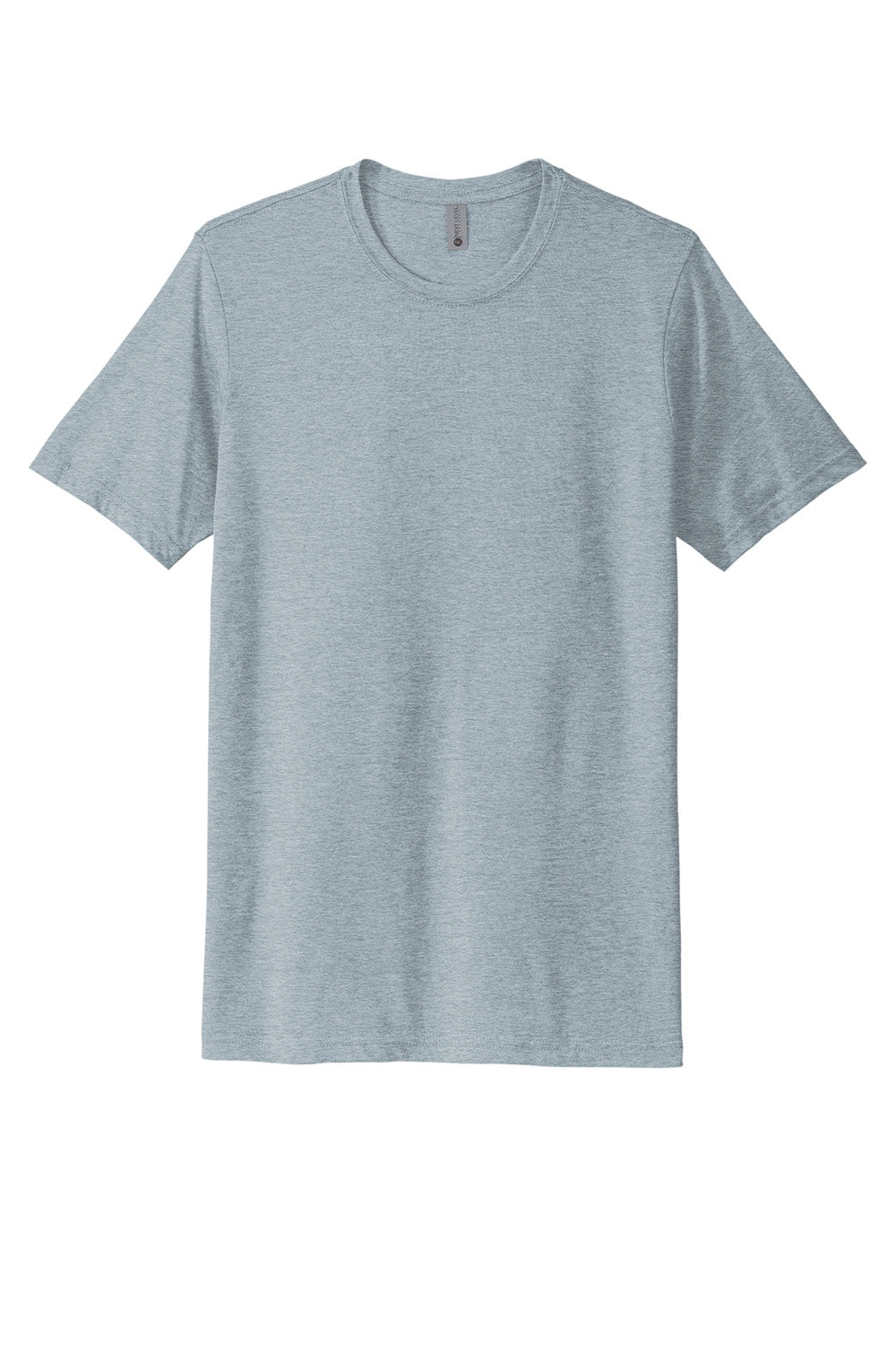 Next Level NL6200/6200 Mens Jersey Short Sleeve Crewneck T-Shirt Stonewashed Denim Blue Flat Front