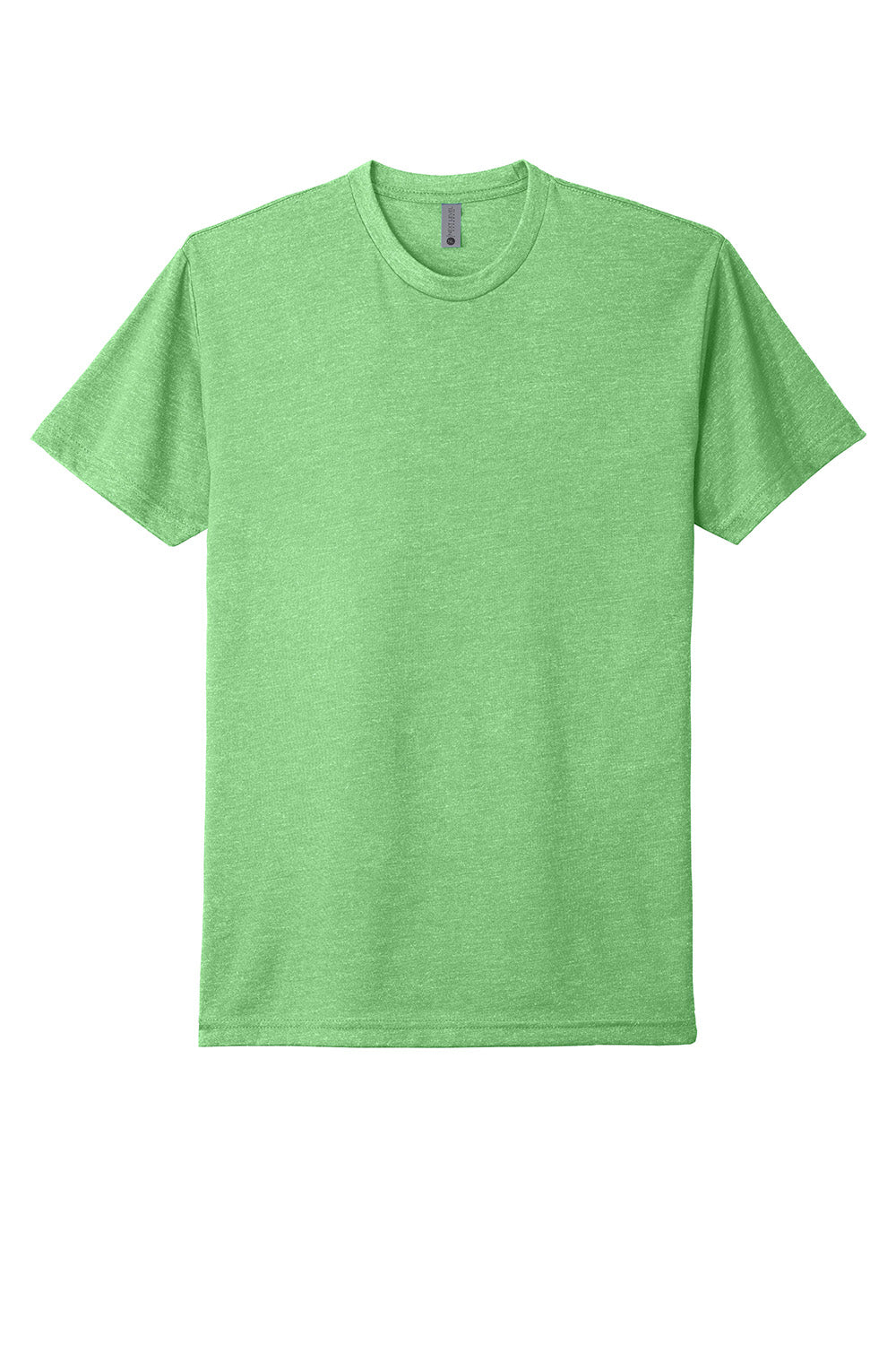 Next Level NL6210/N6210/6210 Mens CVC Jersey Short Sleeve Crewneck T-Shirt Apple Green Flat Front