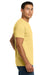 Next Level NL6210/N6210/6210 Mens CVC Jersey Short Sleeve Crewneck T-Shirt Banana Cream Yellow Model Side